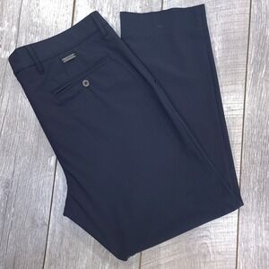 Alberto Lou-J Pants Men 38x30 Navy Blue Regular Slim Fit Dynamic Superfit Cool